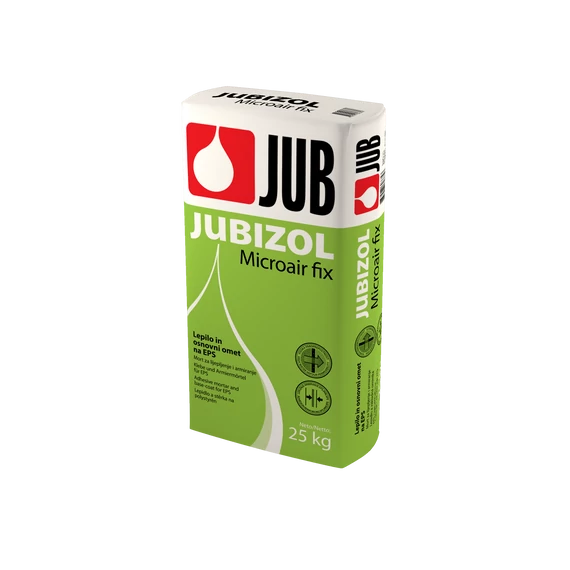 JUBIZOL Microair fix ragasztóhabarcs - 25 kg(Ragasztó és alapvakolat - Microair rendszer)