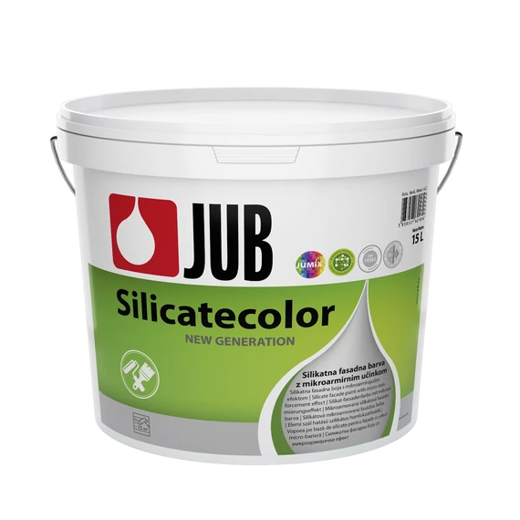 Silicatecolor 1000 bázis Szilikátos, elemi szálas homlokzatfesték -13,5 l