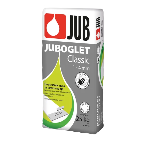 JUB JUBOGLET Classic 1-4 NG Mész-cement alapú glett  - 25 kg