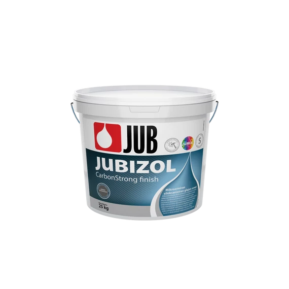 JUBIZOL CarbonStrong finish S - 2.0 mm - 2000 - 25 kg (Elemi szálakkal dúsított sziloxános vakolat)