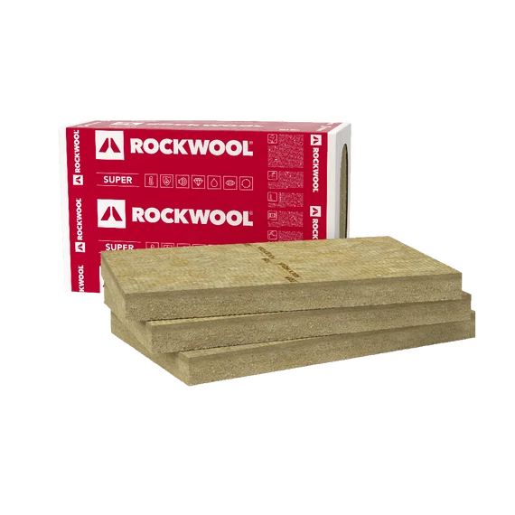 ROCKWOOL - FRONTROCK Super, Kétrétegű (inhomogén) vakolható homlokzati hőszigetelő lemez  - 100x60x12 cm