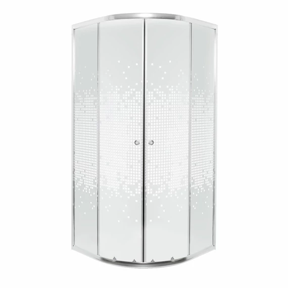 Pixel White 90 íves zuhanykabin zuhanytálca nélkül