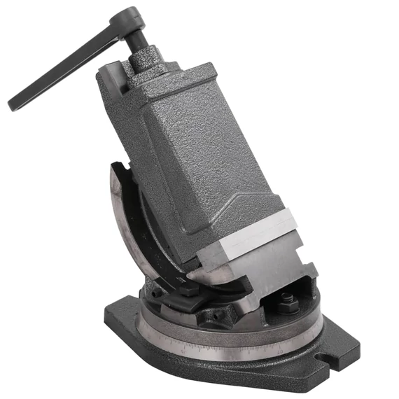 Kéttengelyes dönthető satu 100 mm