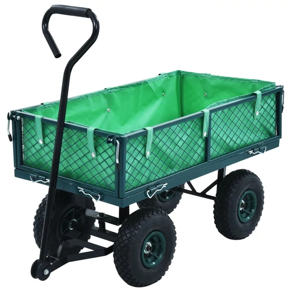 Zöld kerti kézikocsi 250 kg
