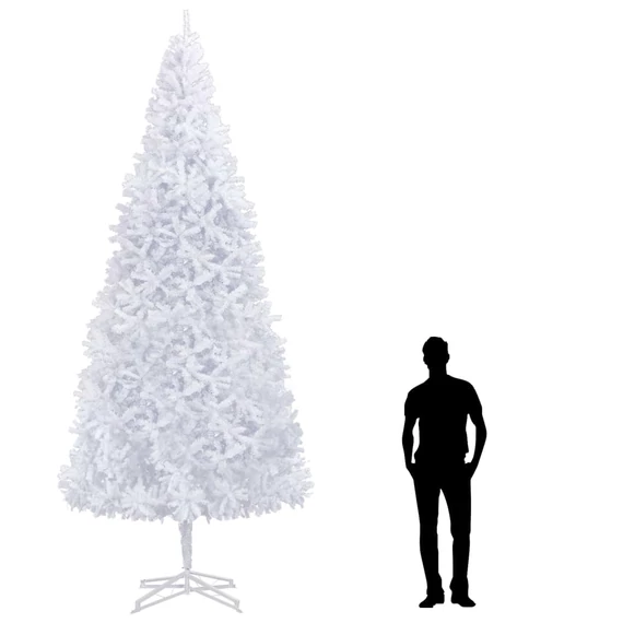 Fehér műfenyő 400 cm