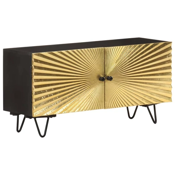 Tömör mangófa TV-szekrény 90 x 30 x 45 cm