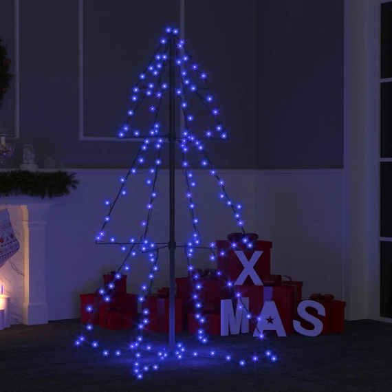160 LED-es beltéri/kültéri kúp alakú karácsonyfa 78 x 120 cm