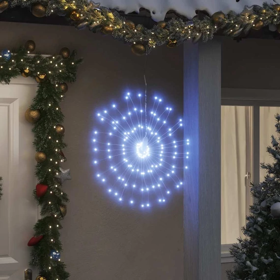 Karácsonyi hideg fehér csillagfény 140 db LED 17 cm