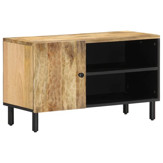 Tömör mangófa TV-szekrény 80 x 31 x 46 cm