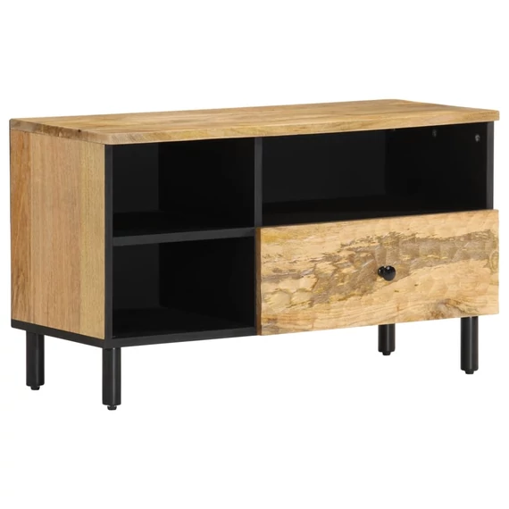 Tömör mangófa TV-szekrény 80 x 33 x 46 cm
