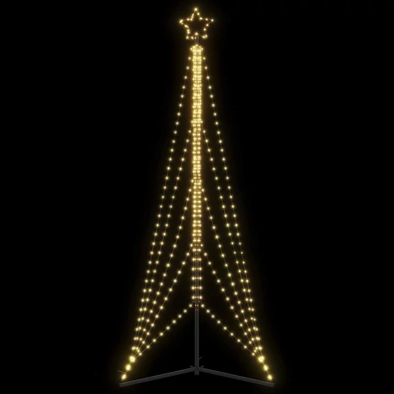 Meleg fehér LED karácsonyfa 525 LED 302 cm