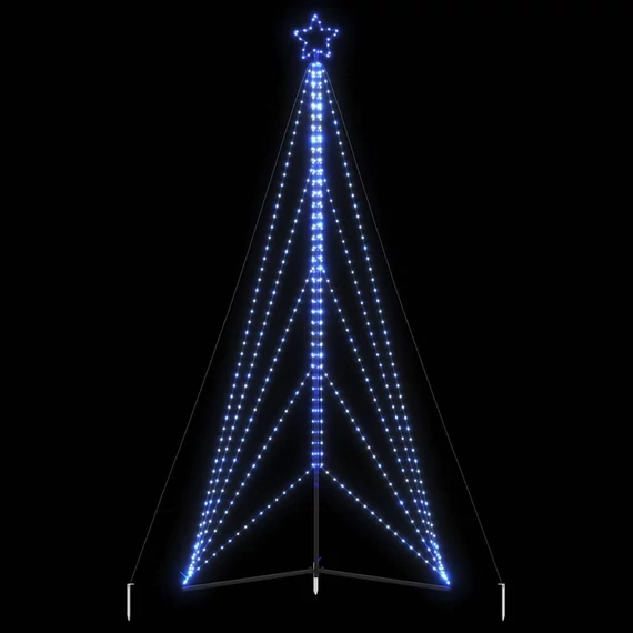Kék LED karácsonyfa 615 LED 404,5 cm