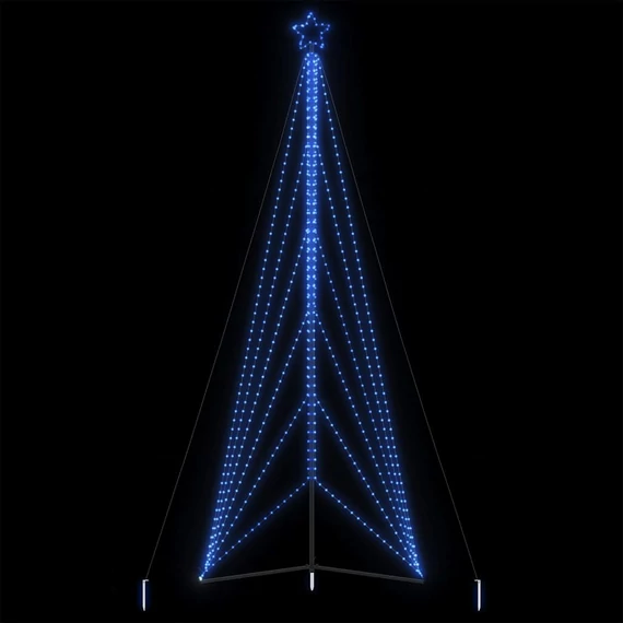 Kék LED karácsonyfa 861 LED 478 cm