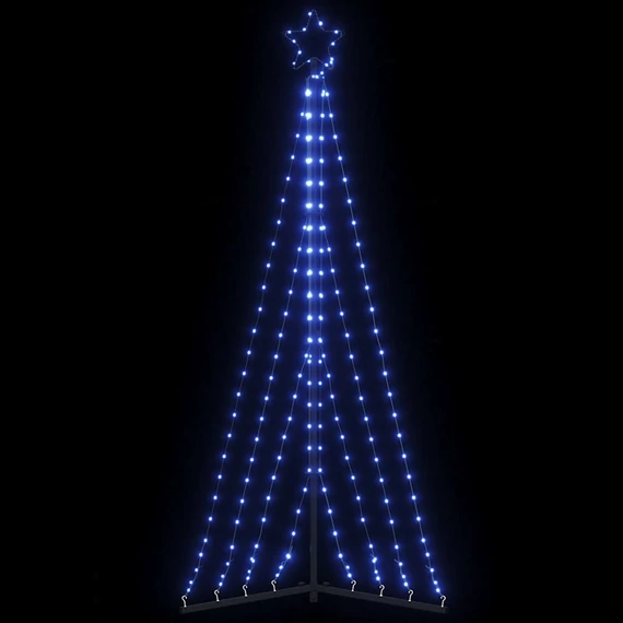 Kék LED karácsonyfa 339 LED 187 cm