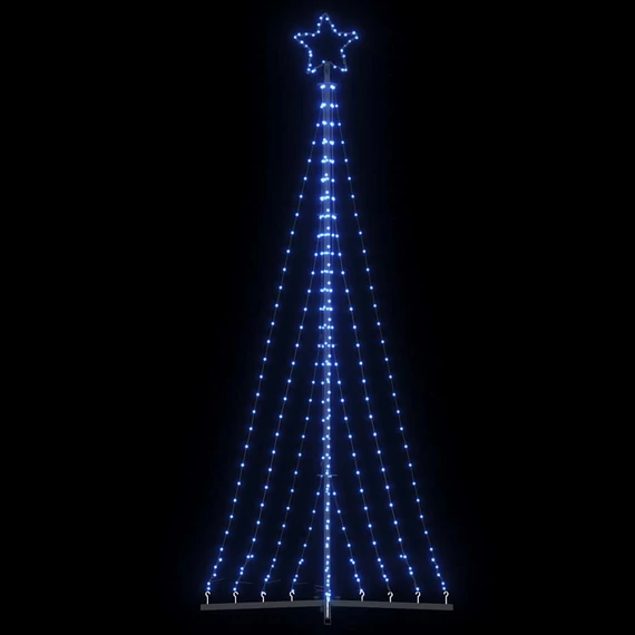 Kék LED karácsonyfa 447 LED 249 cm
