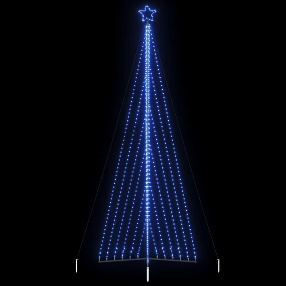 Kék LED karácsonyfa 789 LED 476 cm