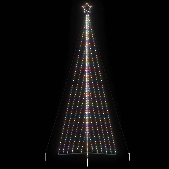 Színes LED karácsonyfa 789 LED 476 cm