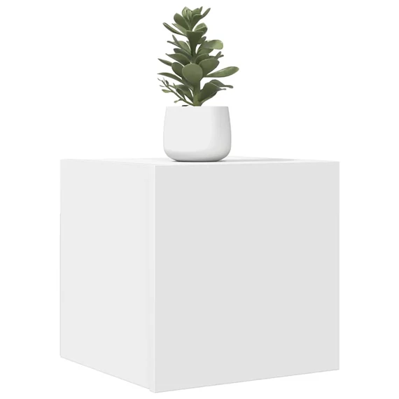 2 db fehér falra szerelhető TV-szekrény 30,5 x 30 x 30 cm