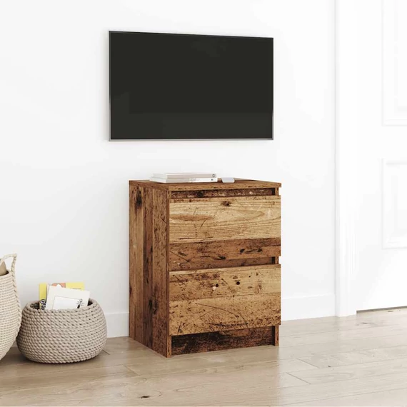Antik hatású szerelt fa TV-szekrény 40x35x54 cm
