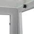 Kép 6/6 - Ezra 120 cm szögletes üveg étkezőasztal