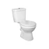 Kép 1/2 - C-CLEAR monoblokkos WC hátsó kifolyással ülőkével
