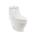 Kép 1/12 - Coral Monoblokkos wc kagyló alsó kifolyással soft close ülőkével