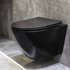 Kép 3/4 - Delos BLM fali rimless WC soft-close ülőkével