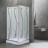 Kép 2/14 - Spirit Bamboo 90x90 cm szögletes zuhanykabin, zuhanytálcával