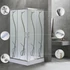 Kép 6/14 - Spirit Bamboo 90x90 cm szögletes zuhanykabin, zuhanytálcával