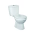 Kép 1/2 - C-CLEAR monoblokkos WC alsó kifolyással ülőkével