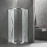 Kép 8/17 - Spirit Bamboo 80x80 cm íves zuhanykabin zuhanytálca nélkül