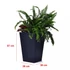Kép 2/3 - Rattan Planter M virágtartó