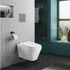 Kép 2/14 - Ride fali, rimless WC soft close ülőkével