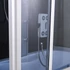 Kép 12/17 - Emilia 85x135 cm hidromasszázs kádkabin elektronikával Black