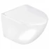 Kép 1/3 - Delos WH fali rimless WC soft-close ülőkével