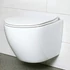 Kép 3/3 - Delos WH fali rimless WC soft-close ülőkével