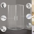 Kép 4/12 - Spirit Clear 80x80 cm íves zuhanykabin zuhanytálca nélkül