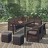 Kép 2/6 - Corfu Relax duo cube kerti bútor garnitúra