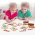 Kép 2/7 - Angol tanuló puzzle oktató fajáték
