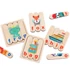 Kép 4/7 - Angol tanuló puzzle oktató fajáték