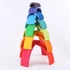 Kép 3/4 - Szivárványépítő Montessori fajáték