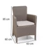Kép 4/7 - Trenton Balcony set kerti bútor garnitúra