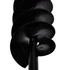 Kép 5/5 - Kézi Föld Fúró Auger Bit 100 mm Dupla Csigával Fekete Acél
