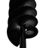 Kép 5/5 - Kézi Föld Fúró Auger Bit 120 mm Dupla Spirállal Fekete Acél