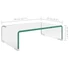 Kép 6/6 - Átlátszó üveg TV/monitor állvány 40x25x11 cm