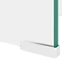 Kép 5/6 - Átlátszó üveg TV/monitor állvány 70x30x13 cm