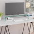 Kép 1/6 - Átlátszó üveg TV/monitor állvány 80x30x13 cm