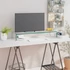 Kép 1/6 - TV/monitor állvány  átlátszó üveg 90x30x13 cm