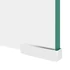 Kép 5/6 - Átlátszó üveg TV/monitor állvány 100x30x13 cm