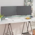 Kép 1/6 - Átlátszó üveg TV/monitor állvány 110x30x13 cm